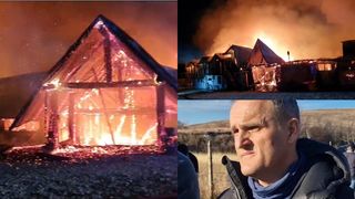 Sfâșietor! Unul dintre angajații pensiunii Ferma Dacilor a murit în timp ce încerca să își salveze copiii / Prefectul Prahova: „Ne este foarte greu să ne pronunțăm cu privire la ce a declanșat incendiul”