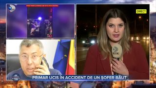 VIDEO- Primar ucis &icirc;n accident de un șofer beat. Există suspiciuni că șoferul se afla sub influența substanțelor interzise