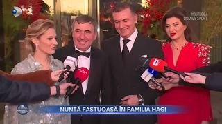 VIDEO- Nuntă fastuoasă &icirc;n familia Hagi. Ianis și Elena s-au cununat &icirc;n ziua de Crăciun