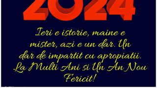 Urări de Anul Nou 2024