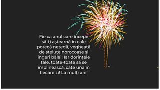 Urări de Anul Nou 2024