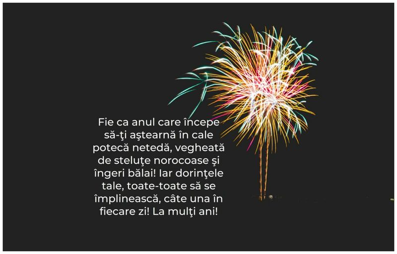 Urări de Anul Nou 2024