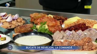 VIDEO- Bucate de Revelion, la comandă. Ce pun rom&acirc;nii pe masa dintre ani?