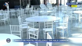 VIDEO - Pregătiri pentru Revelionul din Hala Laminor. Cum sunt așteptați oaspeții?