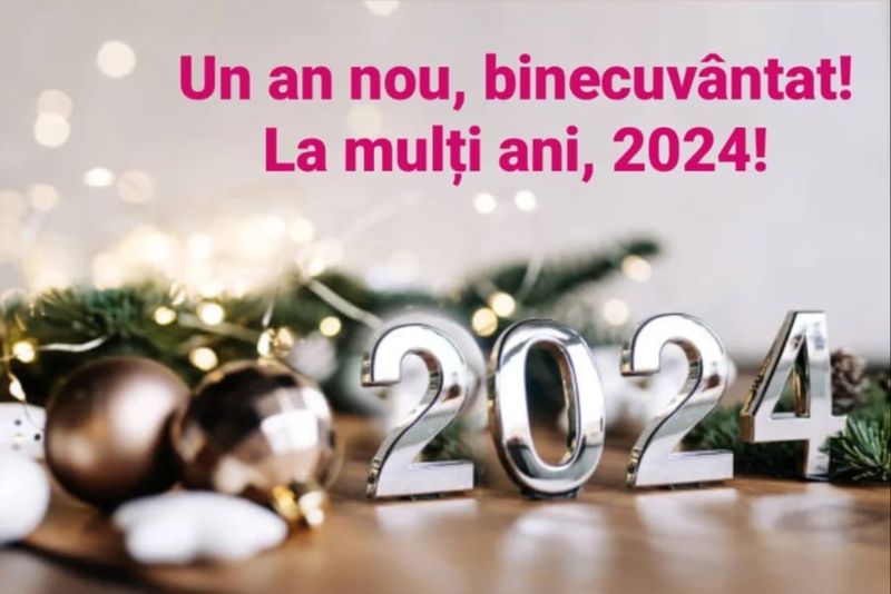 Felicitări de Anul Nou 2024: Cele mai frumoase imagini cu text și mesaje cu ”La mulți ani 2024”