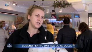 VIDEO - Continuă goana după dulciuri pentru Revelion. Cofetăriile abia mai fac față clienților
