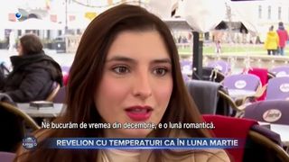 VIDEO - Revelion cu vreme de primăvară. Finalul de an vine cu temperaturi caracteristice lunii martie