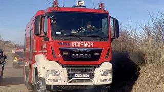 Un nou incendiu a pornit l&acirc;ngă Ferma Dacilor.