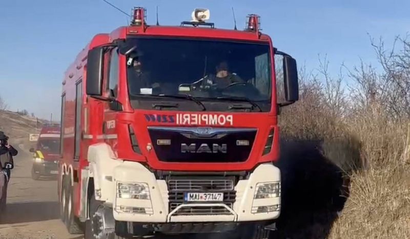 Un nou incendiu a pornit lângă Ferma Dacilor.