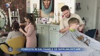 VIDEO - Saloanele de &icirc;nfrumusețare, pline &icirc;n prag de Revelion
