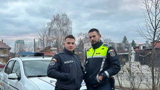 Au devenit un exemplu după gestul lor! Ce au făcut Mihai și Zaharia, doi polițiști din Brașov?