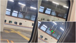 Cutremurul din Japonia, surprins de localnici &icirc;n imagini! Primele clipe ale seismului, filmate dintr-o stație de tren