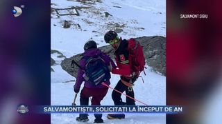 VIDEO - Salvamontiștii, solicitați la început de an. Zeci de accidente montane raportate