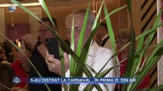 VIDEO - S-au distrat la carnaval în prima zi din an. Atmosferă pe cinste la Băile Felix