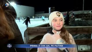 VIDEO - Prima zi din an i-a găsit pe clujeni pe patine. Oamenii au profitat de timpul liber