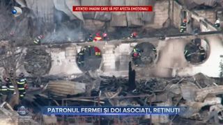 VIDEO - Patronul Fermei Dacilor din Tohani, reținut la o săptămână după incendiul în care au pierit 8 persoane