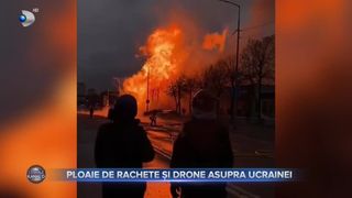 VIDEO - Al doilea baraj masiv de rachete &icirc;n Ucraina, &icirc;n doar 4 zile. Moscova a trimis 99 de rachete