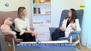 VIDEO - De ce nu ne îndeplinim rezoluțiile de Revelion? Explicațiile psihologului Irina Petrea
