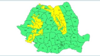 Avertizare ANM! Cod galben de ninsori și viscol &icirc;n 19 județe din țară