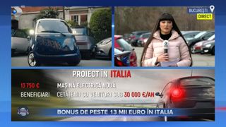 VIDEO- Bonus de peste 13 mii de euro în Italia pentru a încuraja cetăteții să cumpere mașini electrice noi