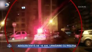 VIDEO- Adolescentă de 16 ani, urmărire cu poliția. A furat mașina mamei și a gonit pe străzile din Sibiu