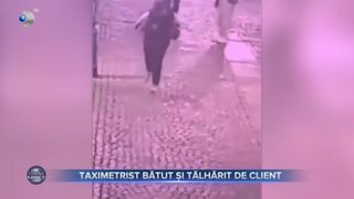 VIDEO- Taximetrist bătut și t&acirc;lhărit de client. Incidentul a avut loc &icirc;n Capitală
