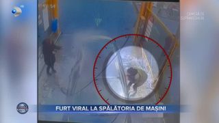 VIDEO- Furt viral la spălătoria de mașini. O nouă metodă de tâlhărie