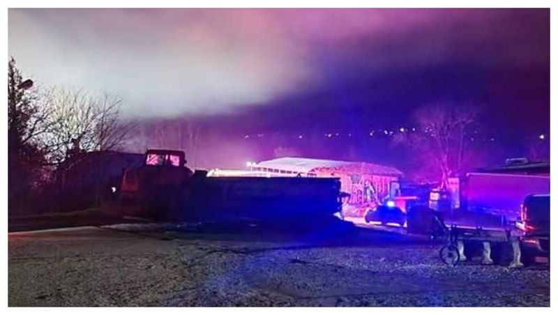 Incendiu hală Argeș