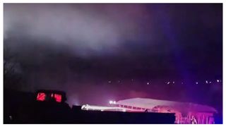 Incendiu hală Argeș