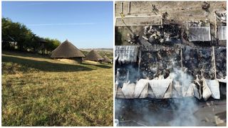 Cauză incendiu Ferma Dacilor