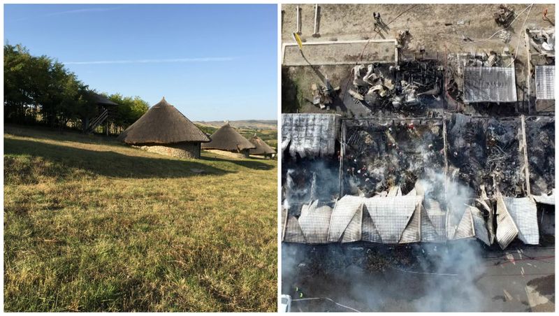 Cauză incendiu Ferma Dacilor