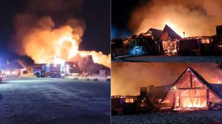 ferma dacilor incendiu