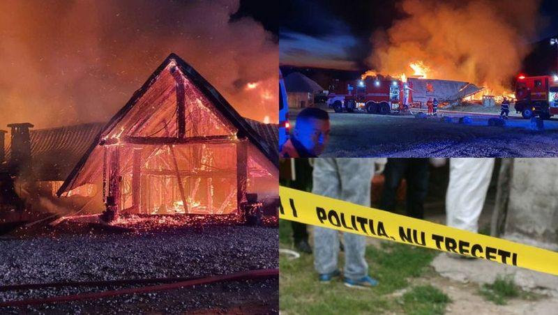 incendiu ferma dacilor