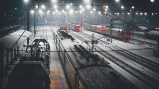 Incendiu puternic în gara din Cluj-Napoca,  provocat de un om fără adăpost