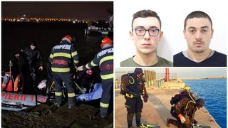 VIDEO - Ei sunt cei doi pescari căutați de scafandri &icirc;n lacul Siutghiol. Florin și Cristian au dispărut noaptea trecută, iar familiile lor sunt disperate