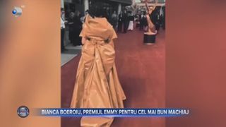 VIDEO - Bianca Boeroiu, premiul Emmy pentru cel mai bun machiaj