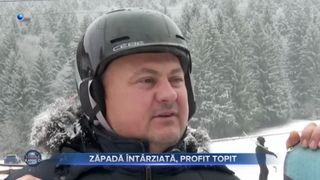 VIDEO - Zăpadă întârziată, profit topit. Planurile hotelierilor de la munte au fost date peste cap