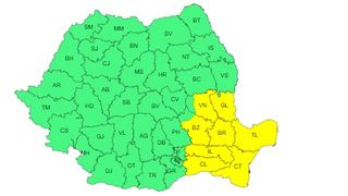 Cod galben de viscol și ninsori &icirc;n Rom&acirc;nia! Toată țara este sub avertizare meteo de ger