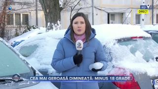 VIDEO- Cea mai geroasă dimineață: minus 18 grade Celsius. Cum a fost vremea în celelalte regiuni?