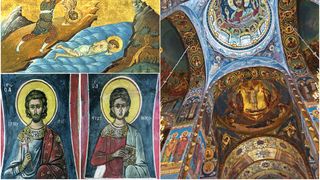 moartea sfintilor ermil si stratonic cupola biserica ortodoxa