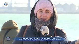 VIDEO- Aerosoli de iarnă, la numai un grad. Turiștii au început deja să își rezerve vacanța de vară de pe litoral
