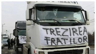 Protest transportatori