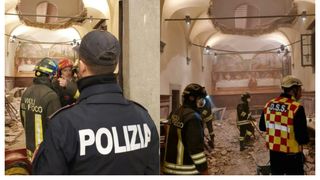 Podea prăbușită nuntă Italia