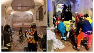 Podea prăbușită nuntă Italia