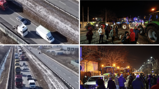 Protestele fermierilor și transportatorilor continuă luni