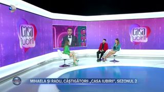 VIDEO- Mihaela și Radu, câștigătorii „Casa iubirii”, sezonul 2. Cei doi au furat inima telespectatorilor