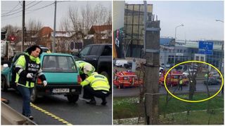 O șoferiță de 86 de ani a spulberat doi muncitori în Timișoara - VIDEO