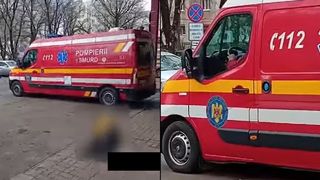 Caz șocant în fața Unității de Primiri Urgențe din Satu Mare. Un bărbat a fost filmat căzut pe asfalt în fața instituției