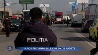 VIDEO - Zeci de dosare penale după proteste.  Mii de camioane și tractoare au paralizat intrările din marile orașe
