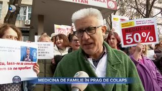 VIDEO - Medicina de familie, în prag de colaps. Bolnavii ar putea să primească tratament contra cost din cauza posibilelor modificări